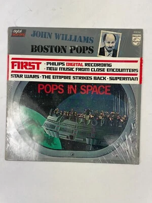 John Williams Boston Pops In Space Superman March Love Theme Star Vinyl Record - Image 1 of 2