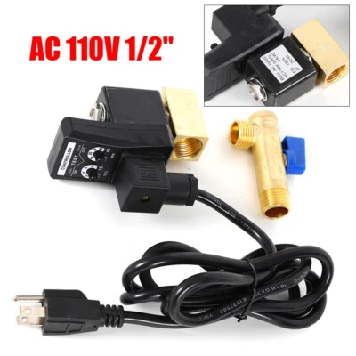 CNCEST Auto Automatic Timed Electronic Drain Valve for Air Compressor Water Tank 1/2''