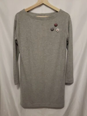 Obey N89 宣传海报 Sarra 连衣裙 XS Heather 灰色长袖套衫 — 第 1/4 张图片