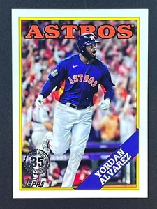 YORDAN ALVAREZ 2023 Topps Series 2 1988 Anniversary #2T88-12 Astros - Picture 1 of 2
