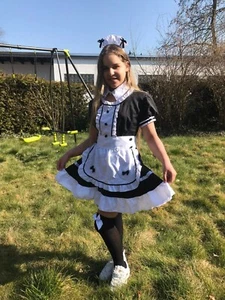 LOLITA POKOJÓWKA KOSTIUM COSPLAY ROZM. S - Zdjęcie 1 z 1