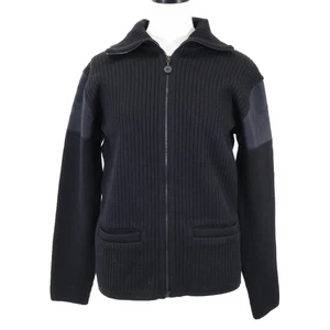 CHANEL 02A P19885W03054 Sports line wool/nylon switching zip-up knit blouson 38 - Picture 1 of 12