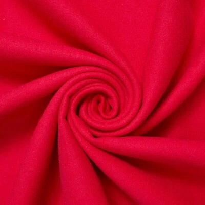 Soft Brushed Polyester Wool Coating 59" Fabric By The Yard For Apparel & More - Image 1 of 2