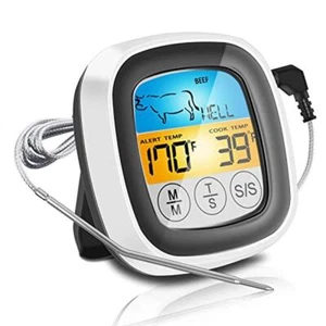 Stainless Digital Kitchen Thermometer Oven Temperature Sensor Probe Battery Easy - Picture 1 of 9