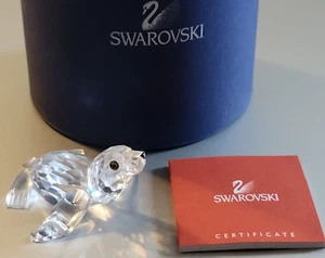 Swarovski Crystal Seal Figurine with Box and Certificate A7661 NR000004 - Imagen 1 de 12