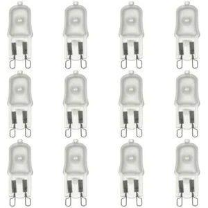 12 Pack Sunlite 25 Watt, Single Ended T3.5, G9 Bi-Pin Base, Clear - Picture 1 of 2