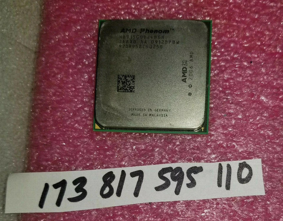 HD91500DJ4BGH AMD PHENOM X4 1.8 Ghz QUAD CORE SOCKET AM2  - Image 1 of 1