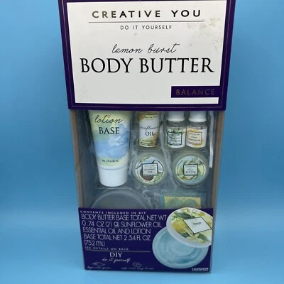 BODY BUTTER Creative You - Do It Yourself Kit - LEMON BURST - NEW Unopened - Image 1 of 4