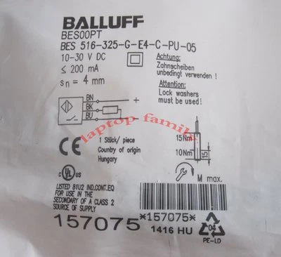1PCS NEW For BALLUFF BES 516-325-G-E4-C-PU-05 Sensor - Image 1 of 3