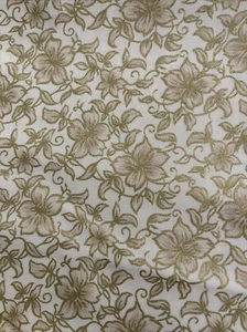 Karen Jarrar For Marcus Brothers Textiles Vintage Fabric Pre-cut 2 Yards Gold - Picture 1 of 3
