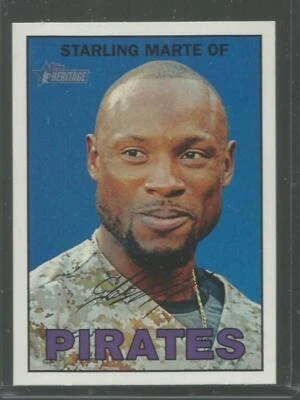 2016 Topps Heritage #140 Starling Marte NM-MT Pirates ID:19734 - Image 1 of 2