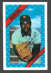 Juan Marichal 1972 Kellogg's 3-D #47 gigantes de ciencia ficción (sin grietas) casi nuevo como nuevo a - Imagen 1 de 2