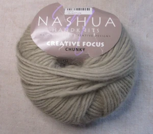 Nashua Creative Focus Chunky, Oatmeal, 3.5 oz, 110 yd, 75% Wool, 25% Alpaca - Picture 1 of 6