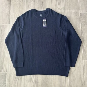 Suéter Pullover Cuello Redondo Punto Semilla Azul Marino XXL Para Hombre GAP Nuevo con Etiquetas - Imagen 1 de 9