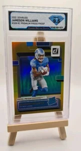 2022 Donruss Jameson Williams Press Proof Premium Gold Rated Rookie #308 DSG 9.5 - Bild 1 von 2