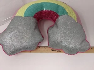 Expressions Pillows Coach Tina Oreillers Sequin Neck Pillow 14" - Picture 1 of 9
