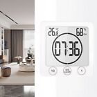 Waterproof LCD Shower Clock with Temperature and Humidity Display Versatile