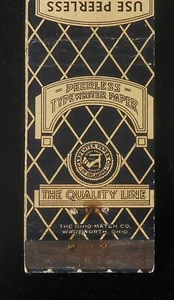 1940er unvergleichliche Schreibmaschine Papierbänder Zimmermann Papierfirma Oklahoma City - Bild 1 von 1