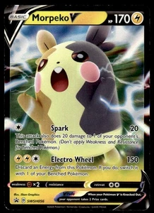 Pokemon TCG SWSH: Sword & Shield Promo Cards #SWSH056 Morpeko V LP - Picture 1 of 2