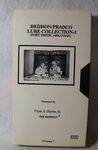 VINTAGE VHS HEDDON/PRADCO LURE COLLECTION -I--BY CLYDE A HARBIN SR 1990 VOL #7 - Picture 1 of 3