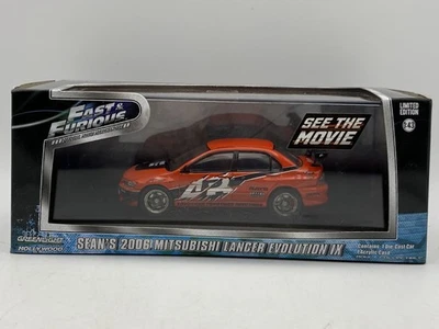 GREENLIGHT Mitsubishi Lancer Evolution IX 2006 Sean Fast & Furious1:43 diecast - Image 1 of 2