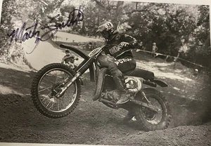 marty smith motocross foto firmata 8 1/2”X 11”  - Foto 1 di 1