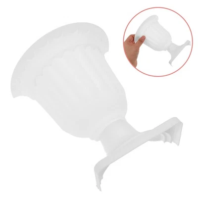  4 Stück Pflanzgefäße mit römischer Säule, halbe Urne, Vintage-Blumenvase zur - Bild 1 von 4