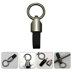 2 Pcs Anti-lost Keychain Zinc Alloy Car Pendant Lovers Man for Men - Imagen 1 de 12