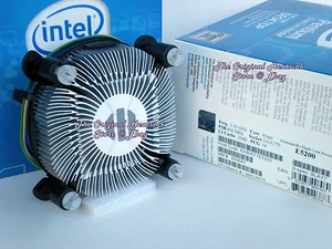 Ventilateur refroidisseur dissipateur thermique double cœur Intel Pentium pour E5500-E5700-E5800 Skt LGA775 Neuf - Photo 1/6