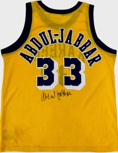 Abdul Jabbar Autographed Kareem's Choice XL Jersey Signed Twice (JSA) - Picture 1 of 4