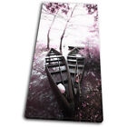 Boats in Lake Seascape Tranquil Landscapes SINGLE CANVAS WALL ART Picture Print