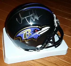 RONNIE STANLEY "BALTIMORE RAVENS" 2016 NFL ENTWURF SIGNIERT MINIHELM * COA - Bild 1 von 1