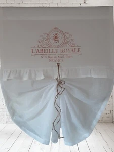 Raff- Scheibengardine LANDHAUS GARDINE Vintage Shabby Raffrollo 60x130 - Bild 1 von 6