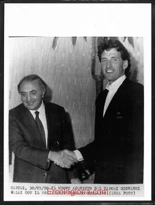 F0046 FOTOGRAFIA CALCIATORE - Squadra SSC NAPOLI- GIOVANNI GALLI 30 Luglio 1990 - Picture 1 of 2