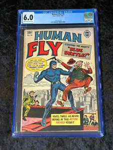 RARE Original Blue Beetle in Superior 1964 Human Fly #10 CGC 6.0 FN - Picture 1 of 8
