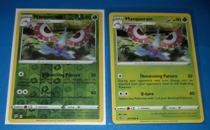 3x Masquerain 011/192 11/192 (2 reverse holo) & 3x Surskit 010/192 10/192 NM - Bild 1 von 3