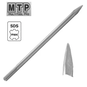 Bull Point SDS MAX Shank Chisel 18x400 mm 16" CONSTRUCTION GRADE Brick Concrete - Picture 1 of 1