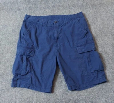 Levis Cargo Shorts Mens 38 Blue Baggy Ripstop Pockets White Tab Cotton - Image 1 of 4