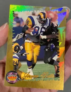 NFL JEROME BETTIS Rams 1994 Pacific Collection Gems Of The Game GOLD CARD #3 - Picture 1 of 4