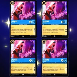 4x Jasmine Disfrazado - Común - Disney Lorcana Juego de cartas coleccionables El primer capítulo #148/204 - Imagen 1 de 5