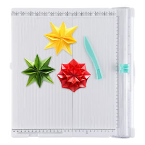 Foldable Paper Trimmer and Score Board DIY Scrapbooking Tool Craft Card Making