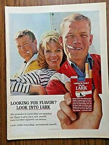 1965 Lark Cigarette Ad Looking for Flavor?