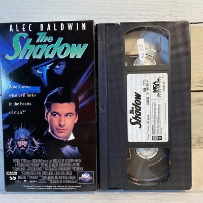 Тень VHS 1995 Алек Болдуин Тим Карри Пенелопа Энн Миллер классический фильм - Изображение 1 из 2