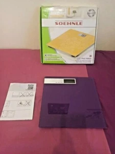 Báscula digital baño morada Soehnle - Imagen 1 de 3