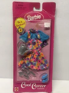 Barbie Cool Career Fashions #68617 Be A Gardener - seltenes Outfit - 1998 - Box beschädigt - Bild 1 von 16