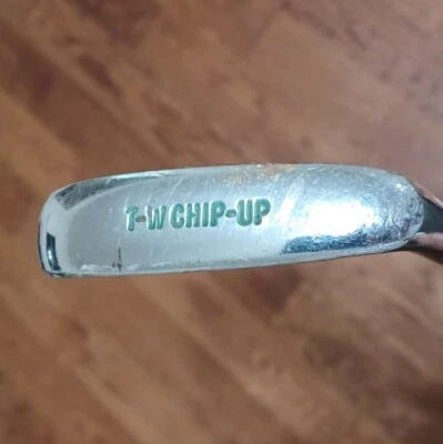 Vtg T-W Chip Up 2 Way Chipper Golf Club Ambidextrous Steel Shaft. Pre-Owned  - Image 1 of 4
