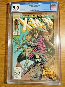 Uncanny X-men #266 Hot Key CGC 9.0 VF/NM 1st Gambit Kubert Storm Mystique Marvel - Picture 1 of 3