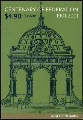 Australian 2001. Centenary of Federation Booklet. Barcode 1 Philatelic. - image 1 of 3