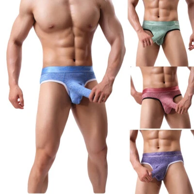Men Boxer Briefs Soft Breathable Underpants Shorts Sexy Elephant Nose Underwear❤ - Image 1 of 4