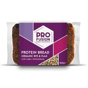 Profusion Profusion Organic Protein Bread - Rye & Flax 250g